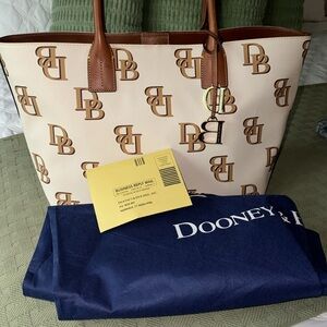 Dooney and Bourke Monogram Russell Tote